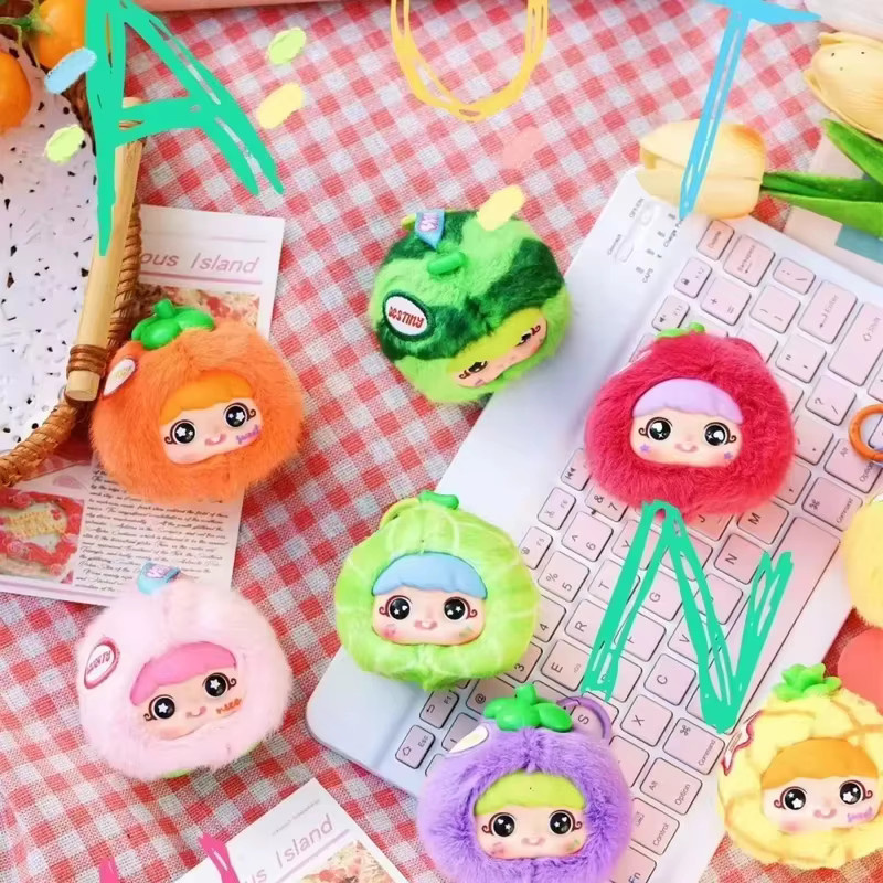 Yaya Fun Fruit Series Babypuppen-Anhänger, Blindbox, Bunt / Mehrfarbig - Bild 1