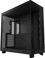 NZXT H6 Flow RGB Midi-Tower PC-Gehäuse Schwarz mit RGB-Lüftern und USB-C Unterstützung für ATX, microATX und Mini-ITX - Bild 1