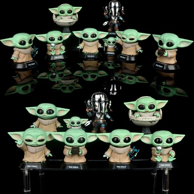 Bandai Star Wars Die Mandalorianer Baby Grogu, Actionfigur, 10 cm - Bild 1