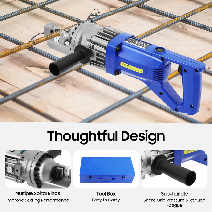CNCEST Tragbarer elektrischer Bewehrungsschneider für 4–16 mm Stahlstangen, 70 MPa, 220 V - Bild 3