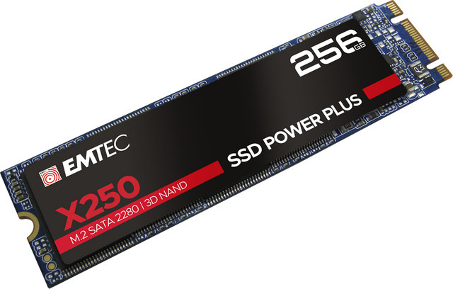 Emtec Interne SSD M.2 256 GB Serial ATA III in Schwarz - Bild 1
