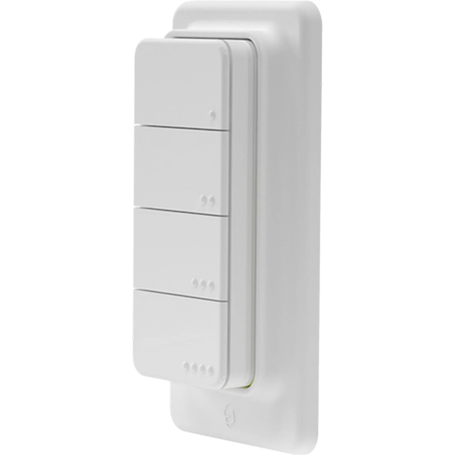 Shelly BLU RC Button 4 ZB Bluetooth Fernbedienung in Weiß - Bild 1