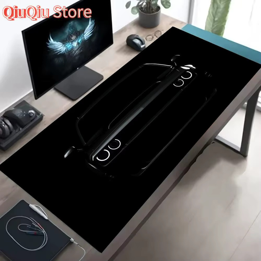 Potdemiel Gaming Mauspad XXL in Schwarz für Schreibtisch und Computer - Bild 2