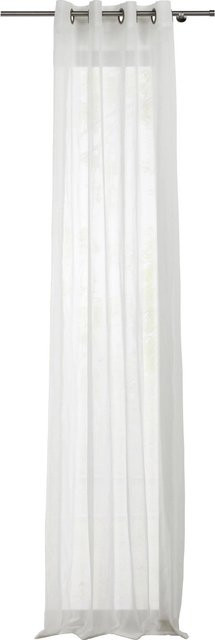 Mydeco Ösenschal Pure Weiß, halbtransparent, B: 135 cm x H: 245 cm - Bild 1