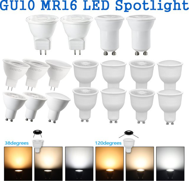 Foco LED Spotlight GU10 Kaltweiß mit Reflektor - Bild 1