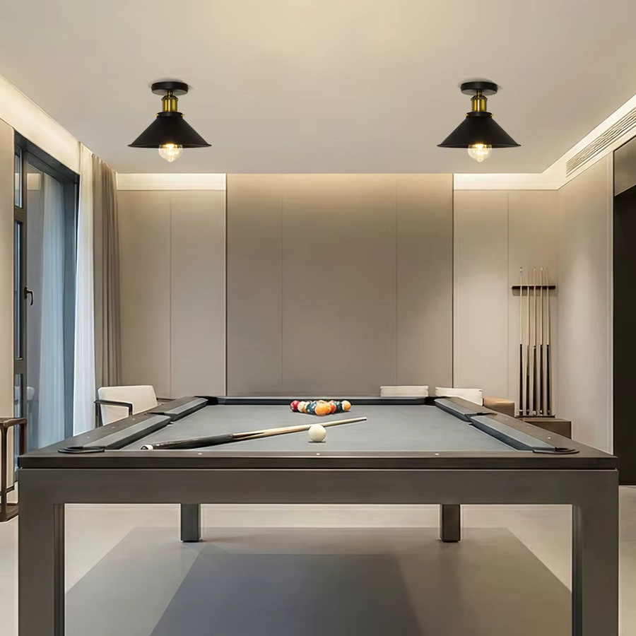 OSABO Deckenleuchte im Industriestil aus Metall in Schwarz mit Einzelkopf und Diamant-Design für Restaurant, Flur oder Café - Bild 3