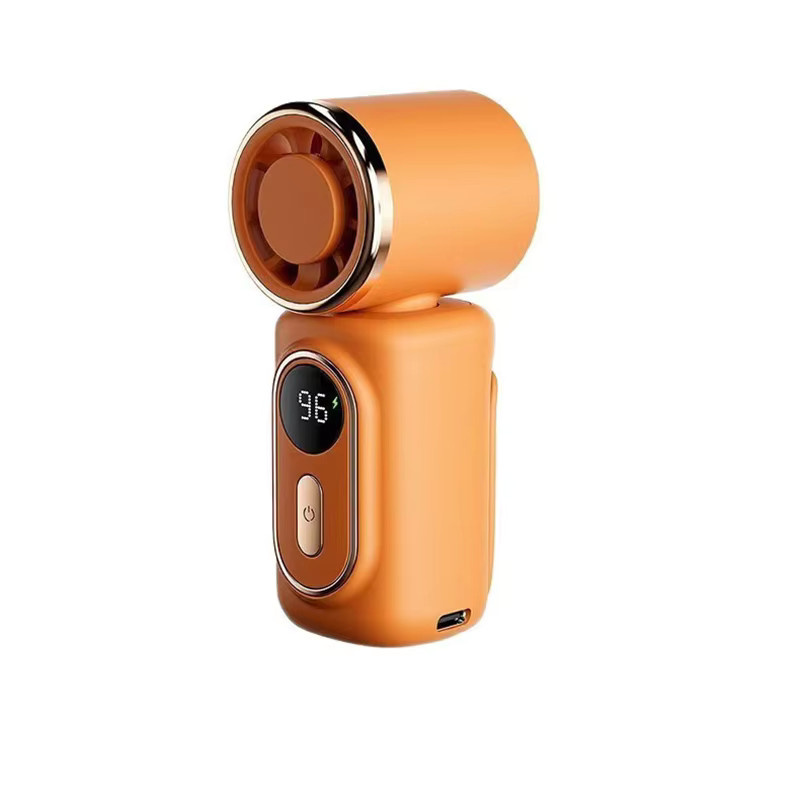 Lenovo Mini-Handventilator mit Kühlclip in Orange, wiederaufladbar - Bild 6