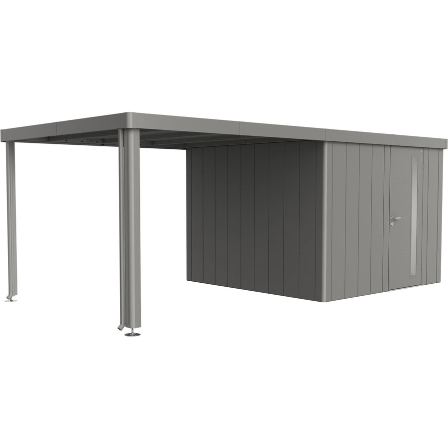 Biohort Seitendach Neo für Gerätehaus in Quarzgrau-Metallic, Breite: 300 cm - Bild 2