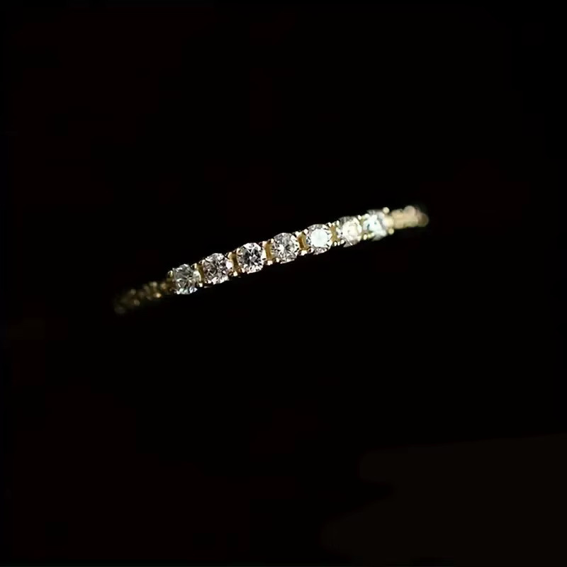 Huitan Ringe, Bicolor, Zirkonia, Damen - Bild 3