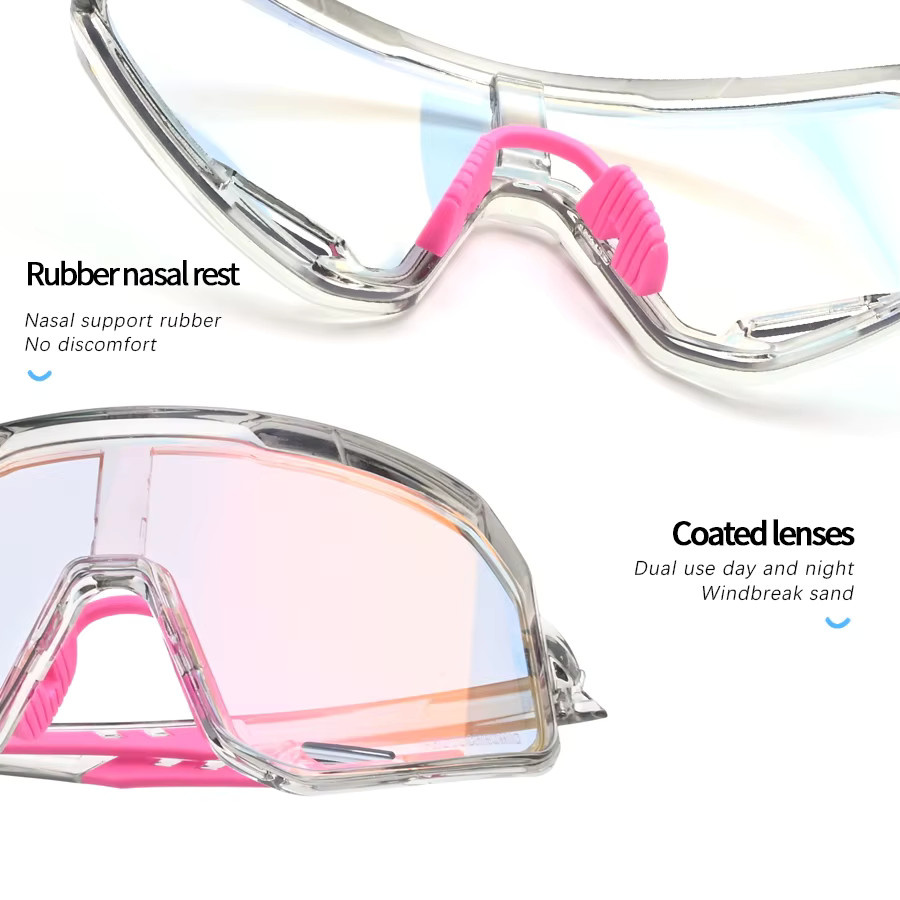 ELICIT E809 Radsport-Sonnenbrille, Unisex, Vollrand, Photochrome - Bild 3
