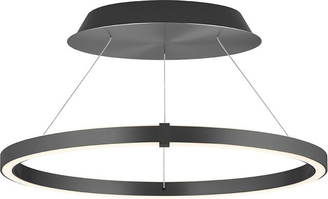 Bankamp Line Ring 7808 LED-Deckenleuchte in Anthrazit matt mit dim2warm Funktion und Casambi Steuerung - Bild 1