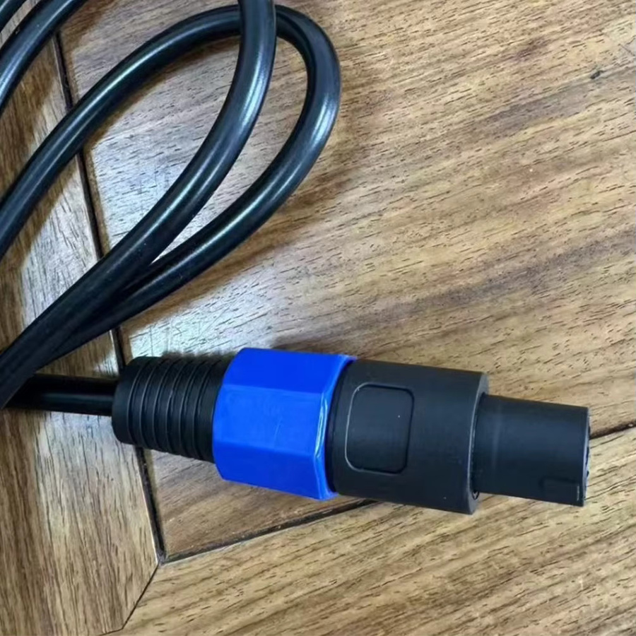 FRHY Speakon-zu-Speakon-Audiokabel mit 2 x 1,5 mm2 Querschnitt in Schwarz für DJ und PA-Systeme - Bild 4
