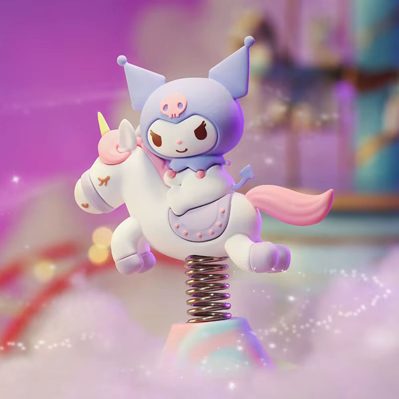 Sanrio Kawaii Anime Figuren Set mit Kuromi, Cinnamoroll, Pompompurin, Hello Kitty und My Melody, mehrfarbig, Kunststoff-Spielzeug für Kinder - Bild 3