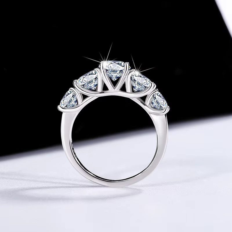 BIJOX STORY Ring, 925 Silber, Moissanit, Damen - Bild 1