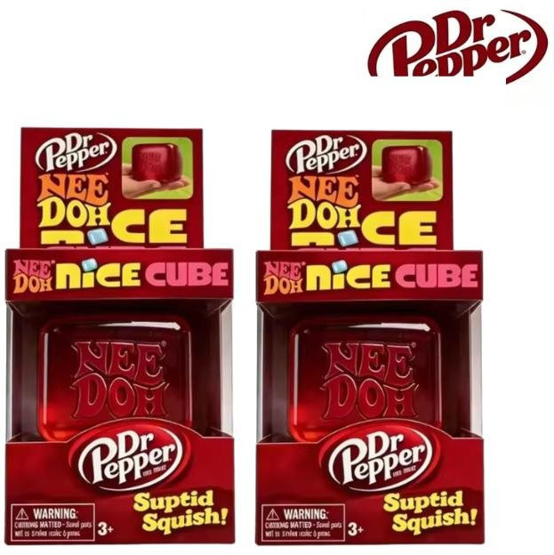 Dr Pepper Nee Doh Nice Cube Squishy, Stressabbau Fidget Sensorisches Quetschspielzeug - Bild 1