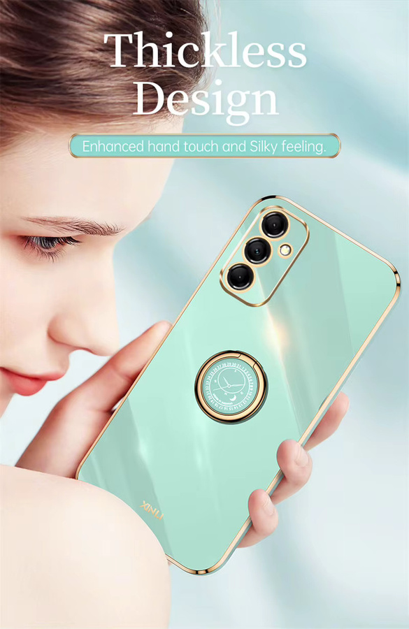 Stoßfeste Silikon TPU Handyhülle mit 6D Überzug für Samsung Galaxy A55 5G in Grün - Bild 2