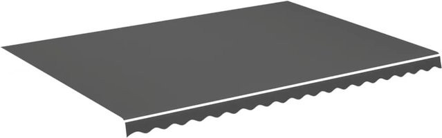 vidaXL Markisenbespannung aus Polyester in Anthrazit B: 500 cm, T: 350 cm - Bild 1