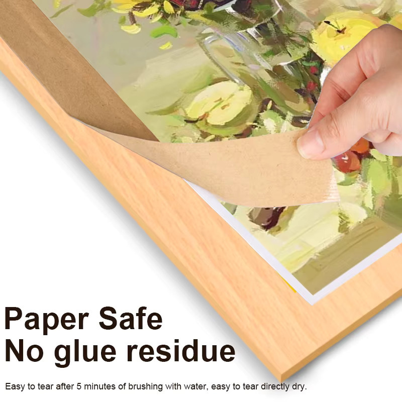 Braunes Kraftpapier-Klebeband wasseraktivierbar zum Versiegeln und Beschriften, Breite: 46 mm, Länge: 30 m - Bild 2