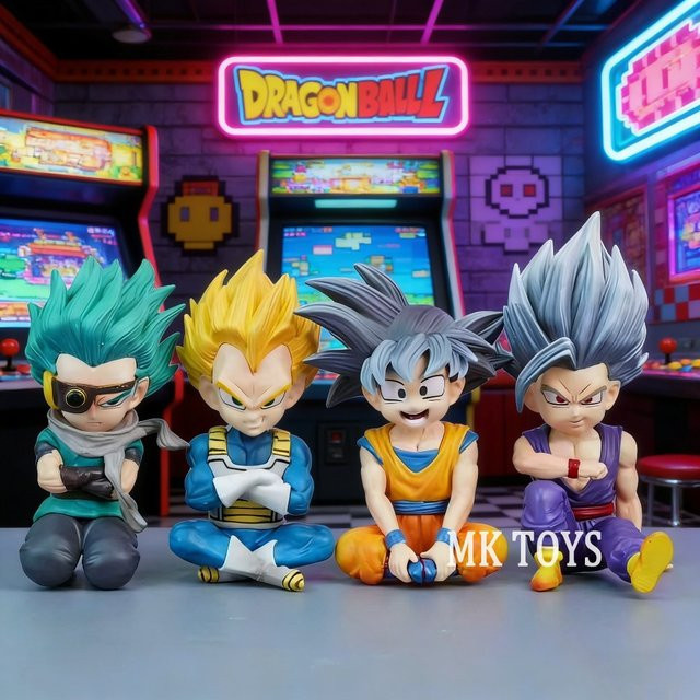 Bandai Dragon Ball Z Goku Vegeta Granola Gohan Actionfiguren, PVC-Statue, Einzelfigur, Bunt / Mehrfarbig - Bild 1