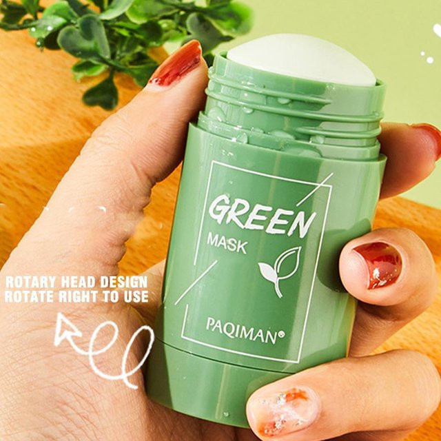 eelhoe Grüntee-Maske mit Aloe Vera, für unreine Haut und Akne - Bild 1