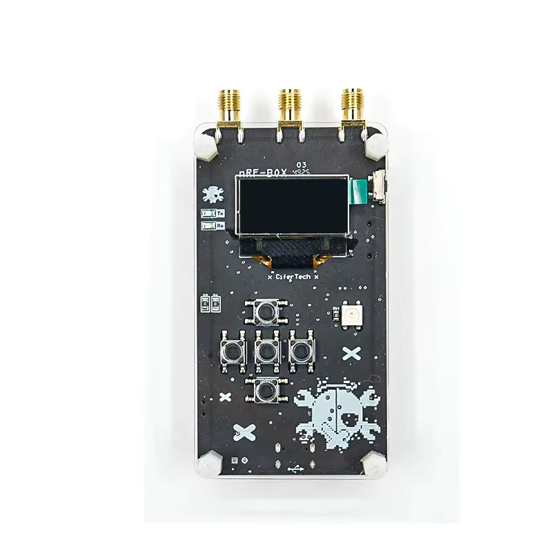 KUXA NRF BOX V2.0 Open-Source All-in-One-Gerät für BLE- und 2,4GHz-Netzwerke mit ESP32-WROOM-32U Chip und Bluetooth in Schwarz - Bild 2