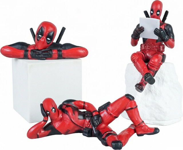 Bandai Marvel Deadpool, Actionfiguren, 6-teiliges Set - Bild 1