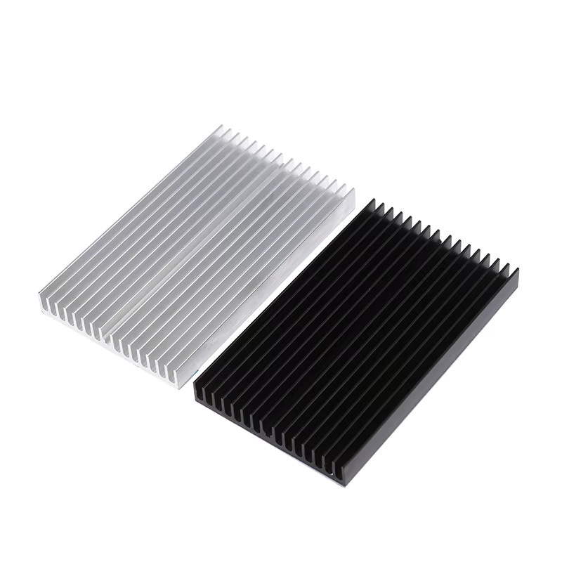 KOQZM Kühlkörper aus Aluminium-Legierung für LED IC Chips, Silber, 100 mm - Bild 1