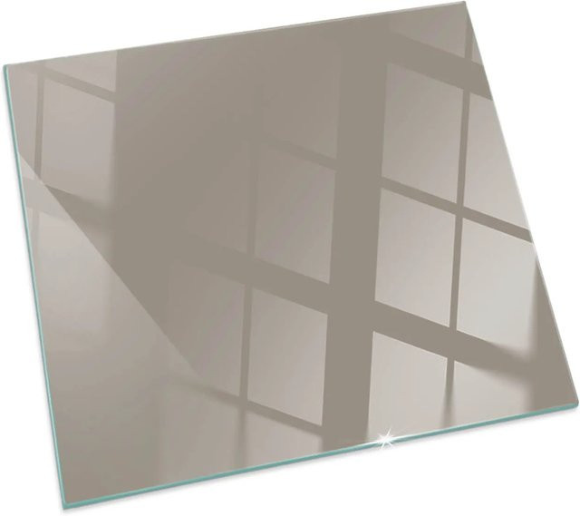 Tulup Glasplatte für Kaminöfen in Braun, B/T: 50 x 50 cm - Bild 1