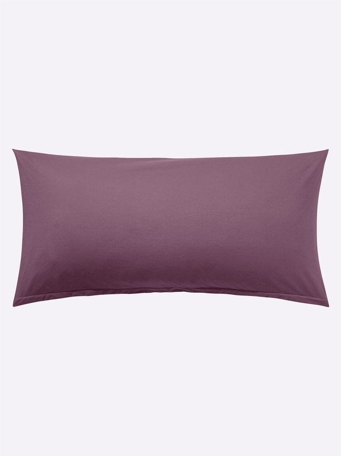 Bügelfreie Kissenbezüge Estella aus 100% Baumwolle in Purple mit Reißverschluss - Bild 2