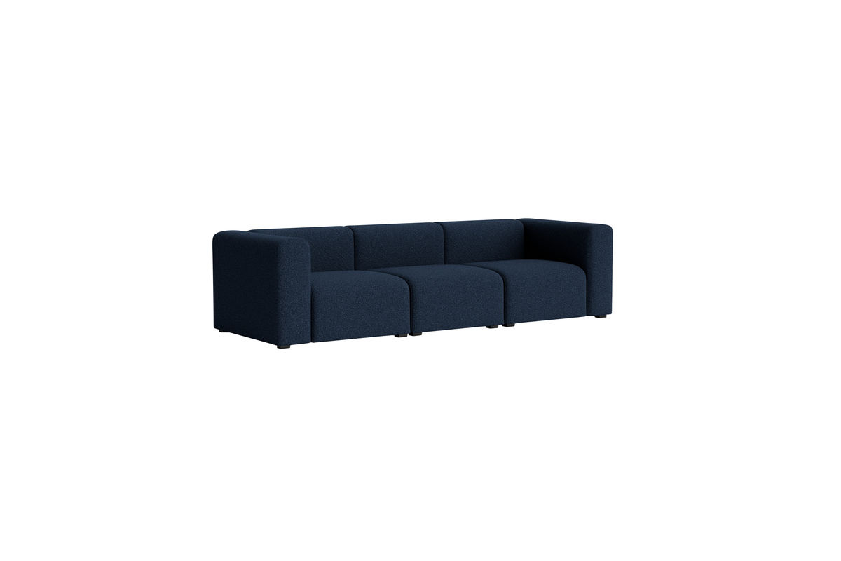 HAY Mags 3-Sitzer Sofa Kombination in Blau mit Armlehnen und Stoffbezug - Bild 2