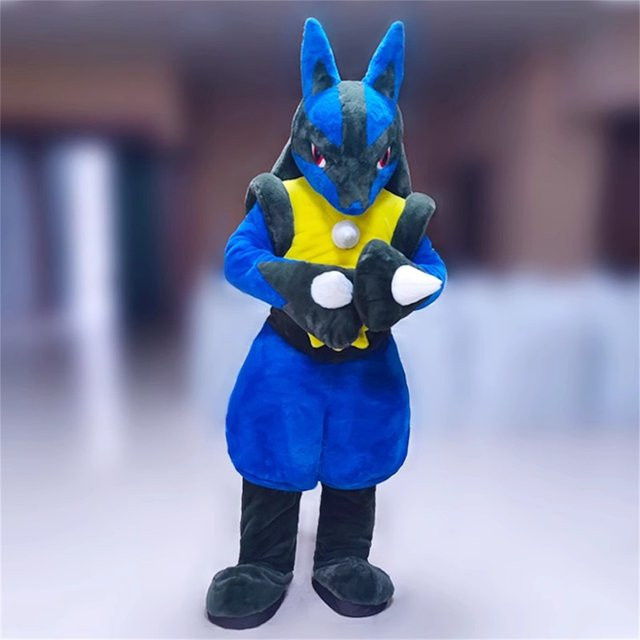 Aoger Pokémon Lucario Puppe, Plüsch, Blau - Bild 1