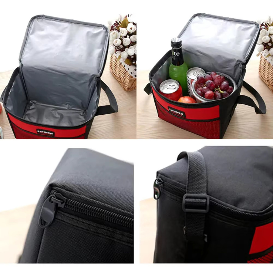 LISM Isolierte Bento-Tasche mit Picknick-Kühlpack in Blau, 5 l Volumen - Bild 4