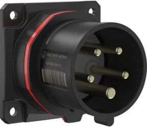 Walther Werke CEE NEO Anbaugerätestecker gerade 16A 5P6h IP54 rot-schwarz - Bild 1