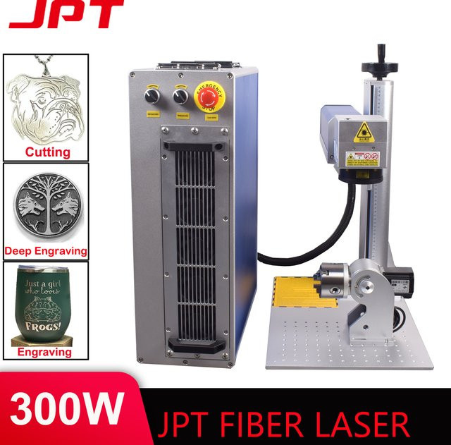 CNCZone Galvo Faser-Lasermaschine mit 300W JPT MOPA M7 100W für die Gravur und das Schneiden von Gold, Silber und Schmuck sowie Metallen - Bild 1