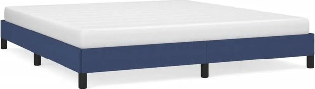 vidaXL Bettgestell modern in Blau mit Stoffbezug B/T/H: 160 x 200 x 163 cm - Bild 1