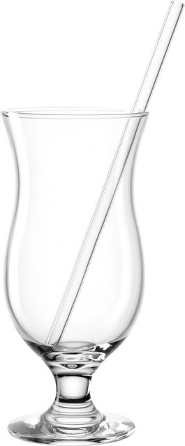 LEONARDO Cocktailgläser und Glastrinkhalme TAVOLINO, 8-teilig, transparent - Bild 1