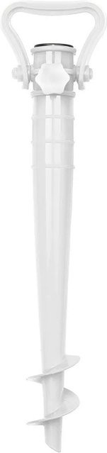 Sekey Sonnenschirmhalter aus weißem Kunststoff für Schirmstöcke von 19 bis 32 mm - Bild 1