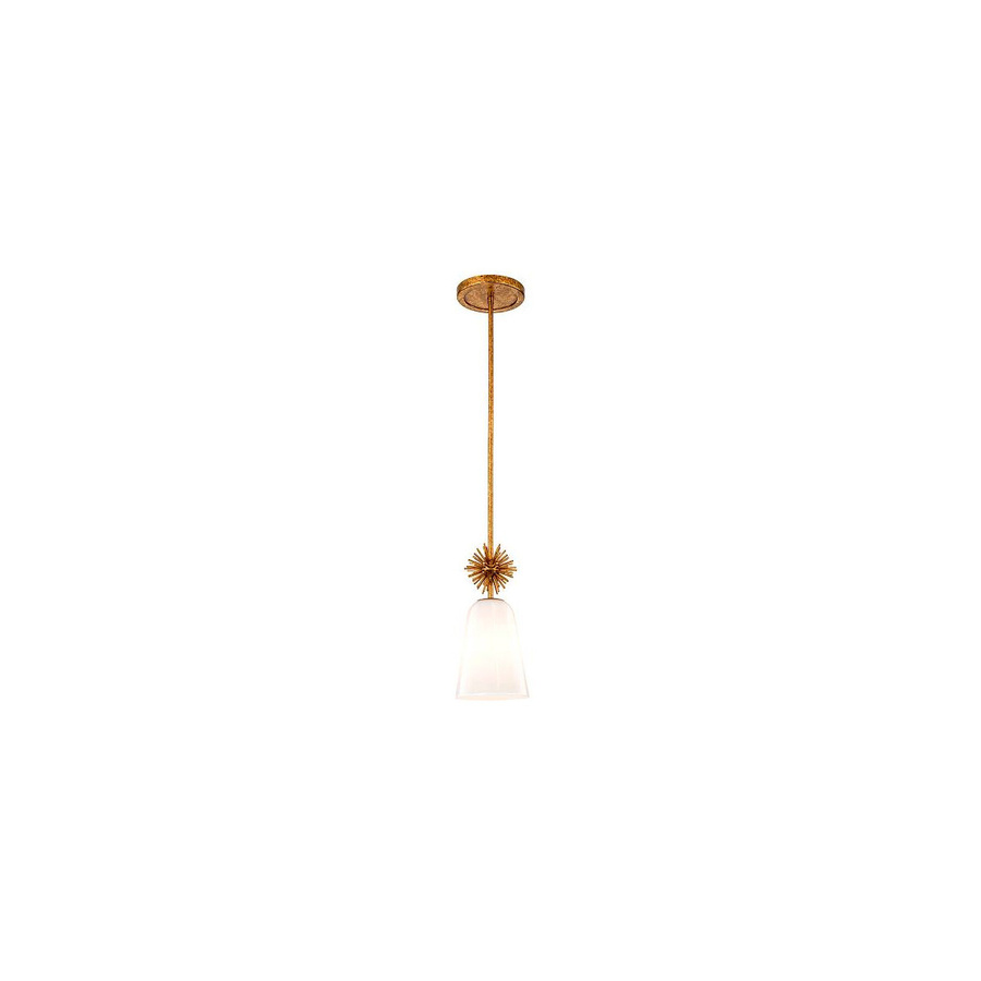 Elstead Lighting Staring Pendelleuchte in Gold/Messing mit Opalglas - Bild 1