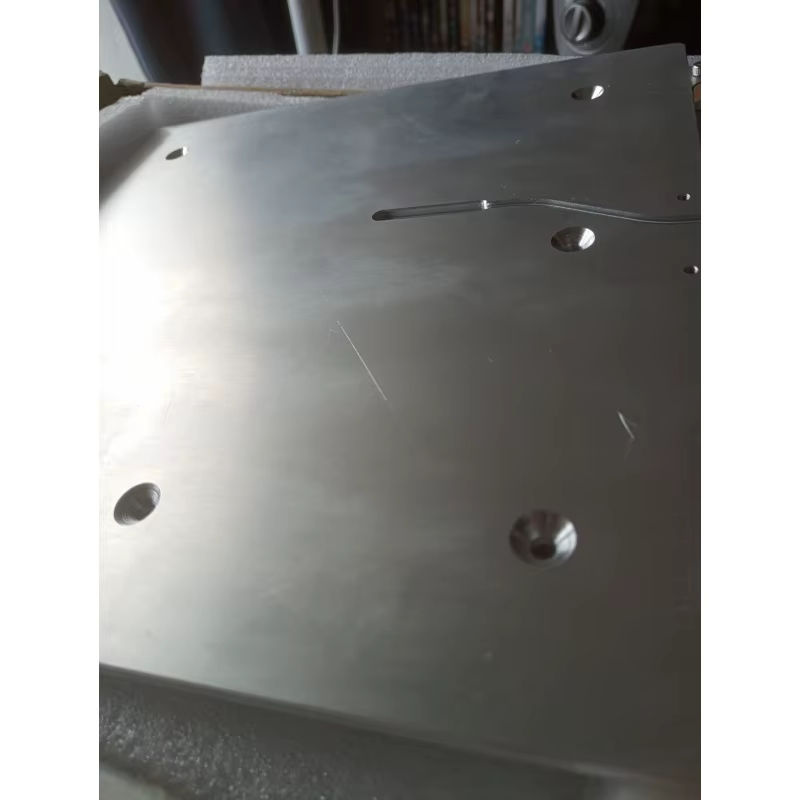 Funssor Aluminium CNC-gefräste Bauplatte in Silber, 6mm Dicke, kompatibel mit Ender 3 NG, Creality Ender 3, K1 und VZ235 - Bild 2