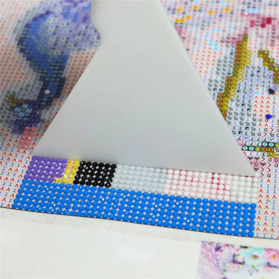 LEIYULY Diamantmalerei Ausrichtungs-Werkzeug Set aus Kunststoff, 2 Stück, Weiß - Bild 5