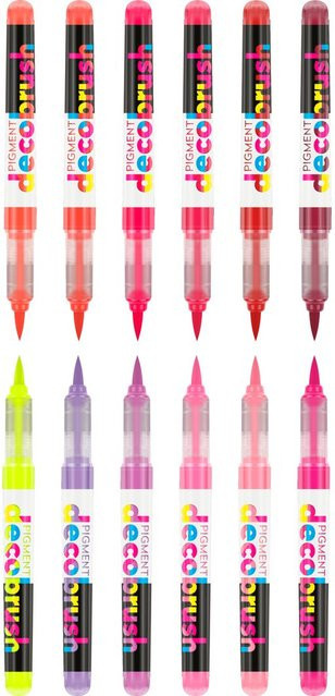 Karin Decobrush Collection Passion Colors Brush in Multicolour und Rot - Bild 1