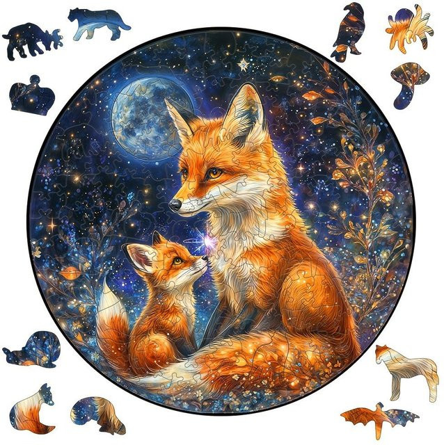 Wucifang Bags 3D Universum Fantasy Holzpuzzle, Tiere, ab 14 Jahren - Bild 1