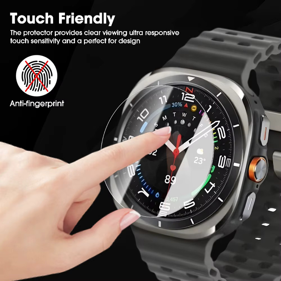 Samsung Displayschutzfolie, gehärtetes Glas, Galaxy Watch Ultra 47 mm - Bild 3
