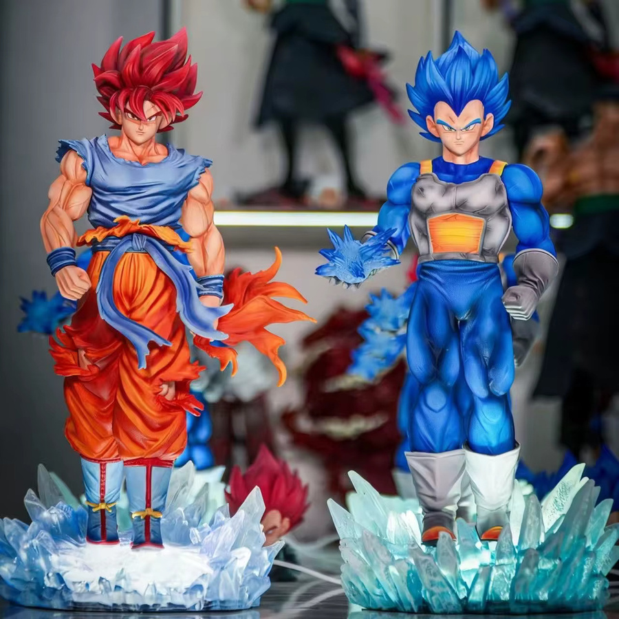 Bandai Dragon Ball Z Majin Vegeta Figur, Actionfiguren, mit LED-Basis - Bild 1