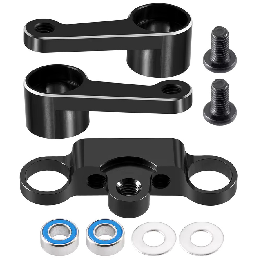YEAHRUN Sakura Cero Ultra Lenkarm, 2-teiliges Set, Aluminiumlegierung, Schwarz - Bild 2