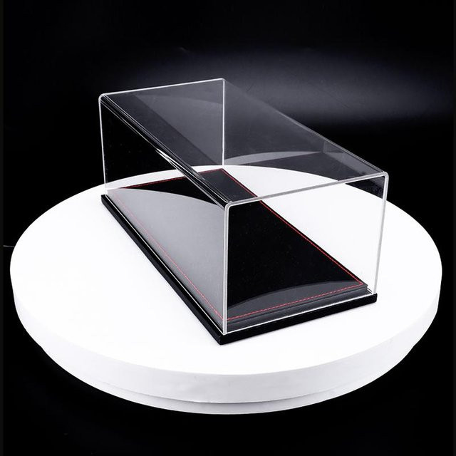Linyi toy car Acryl Vitrine Diecast Modellauto Ausstellung, Staubschutz, Schwarz - Bild 1