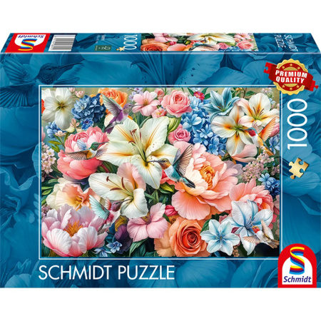 Schmidt Spiele Puzzle Blumen in Pastell mit 1000 Teilen