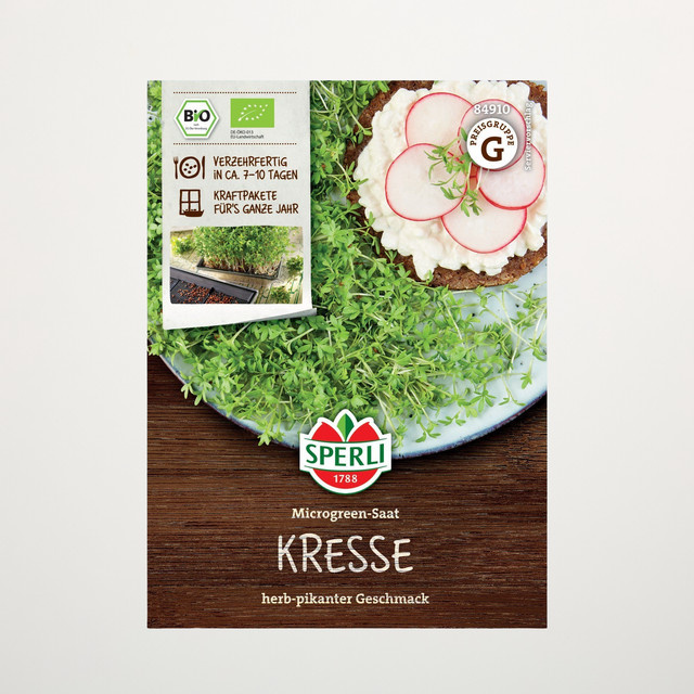 Sperli Kresse Keimsprossen BIO Saatgut - Bild 1