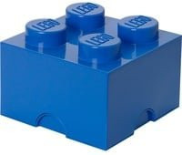LEGO Storage Brick 4 Aufbewahrungsbox blau stapelbar - Bild 1