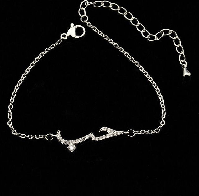 Armband Edelstahl, Weiß, Zirkonia, Kristall, Unisex - Bild 1